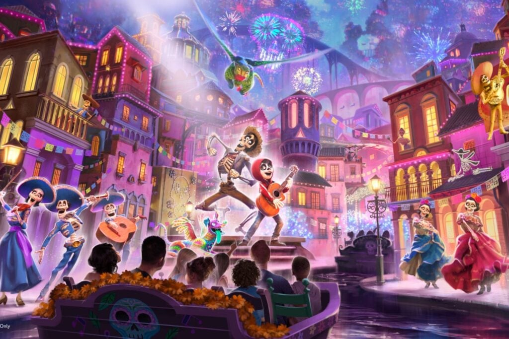 Coco Ride Pixar Disney deneyimleri