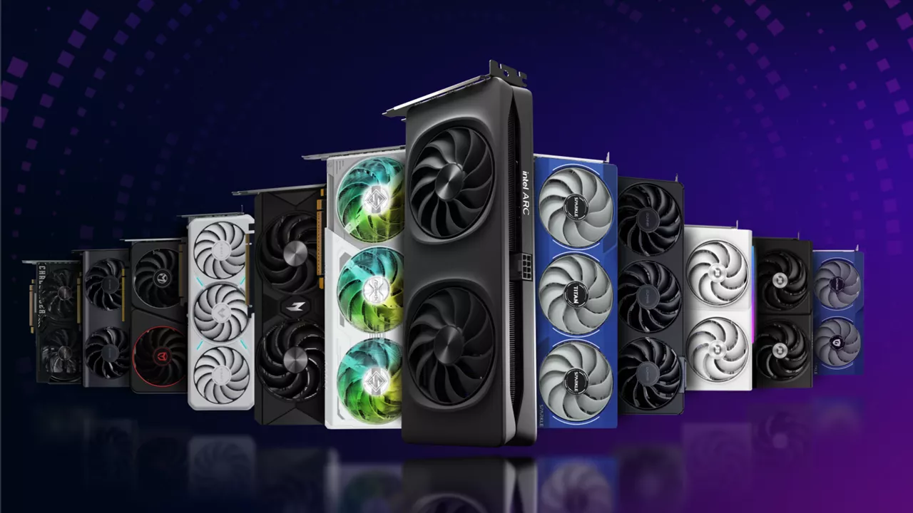 Intel Arc B Serisi GPU Dizisi Promosyon Görüntüsü