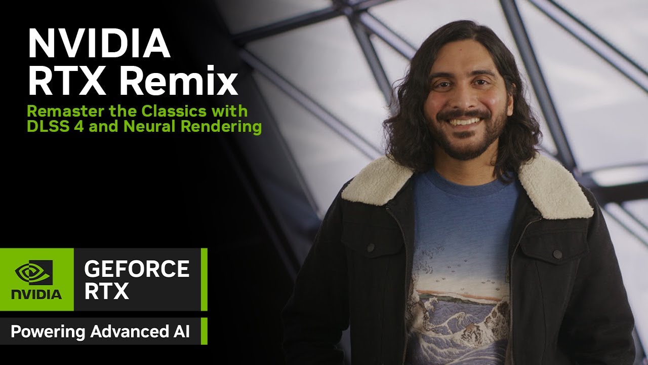 NVIDIA RTX Remix | Remaster the Classics ile DLSS 4 ve Nöral Oluşturma - YouTube
