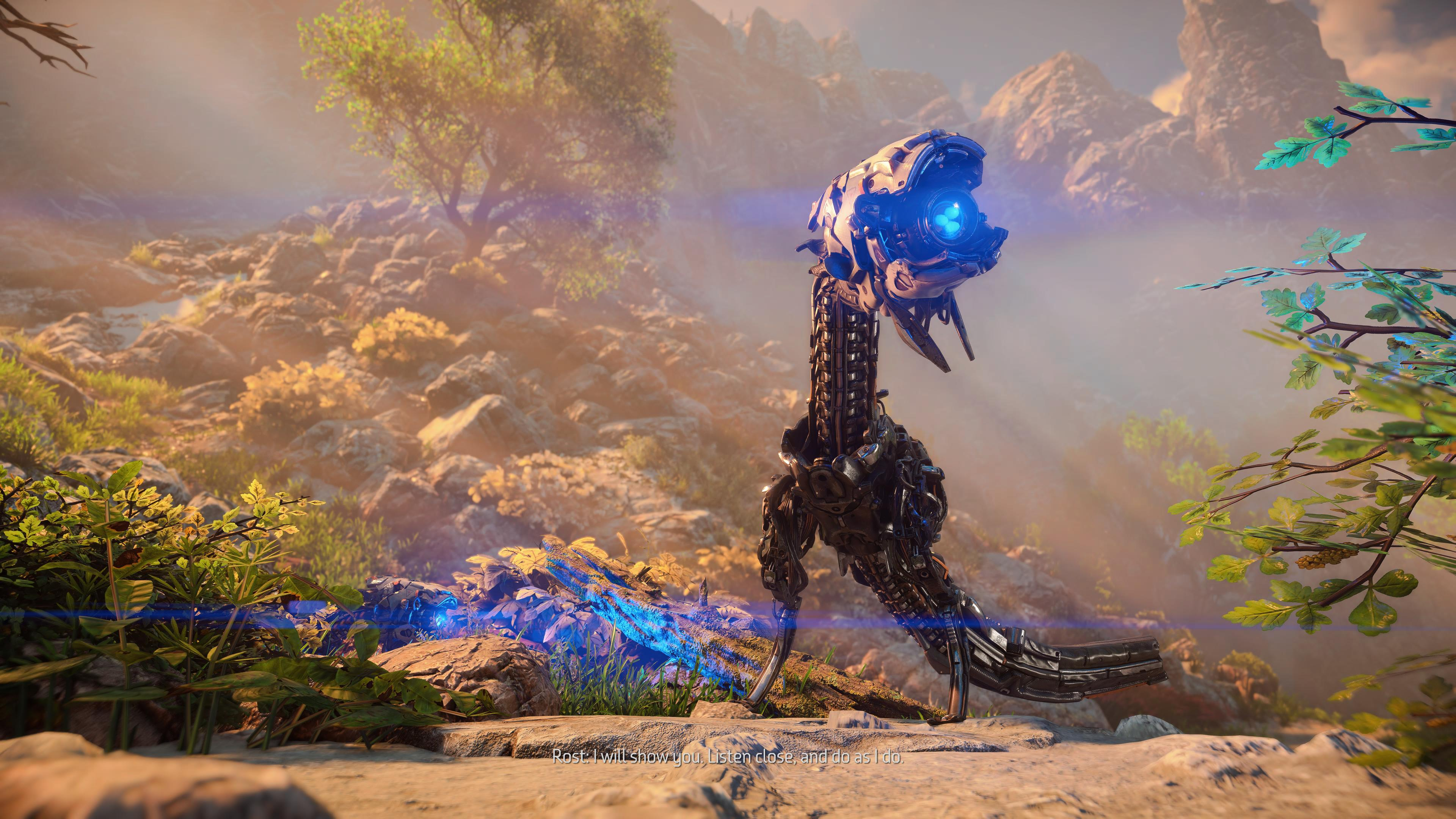 Horizon Yasak Batı Remastered'de bir Watcher Makinesi