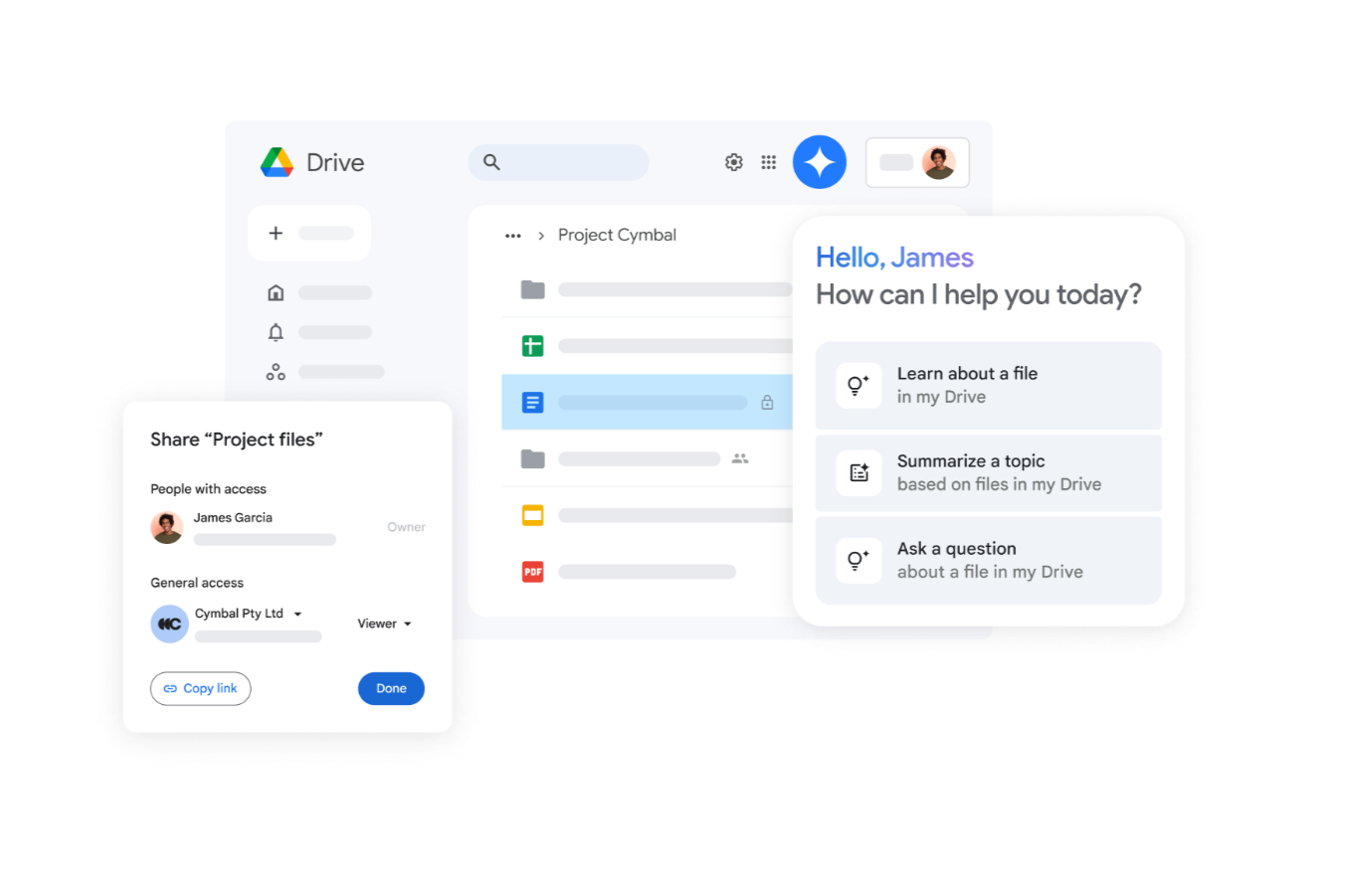 Bir Windows dizüstü bilgisayarda Google Drive uygulamasının ekran görüntüsü.