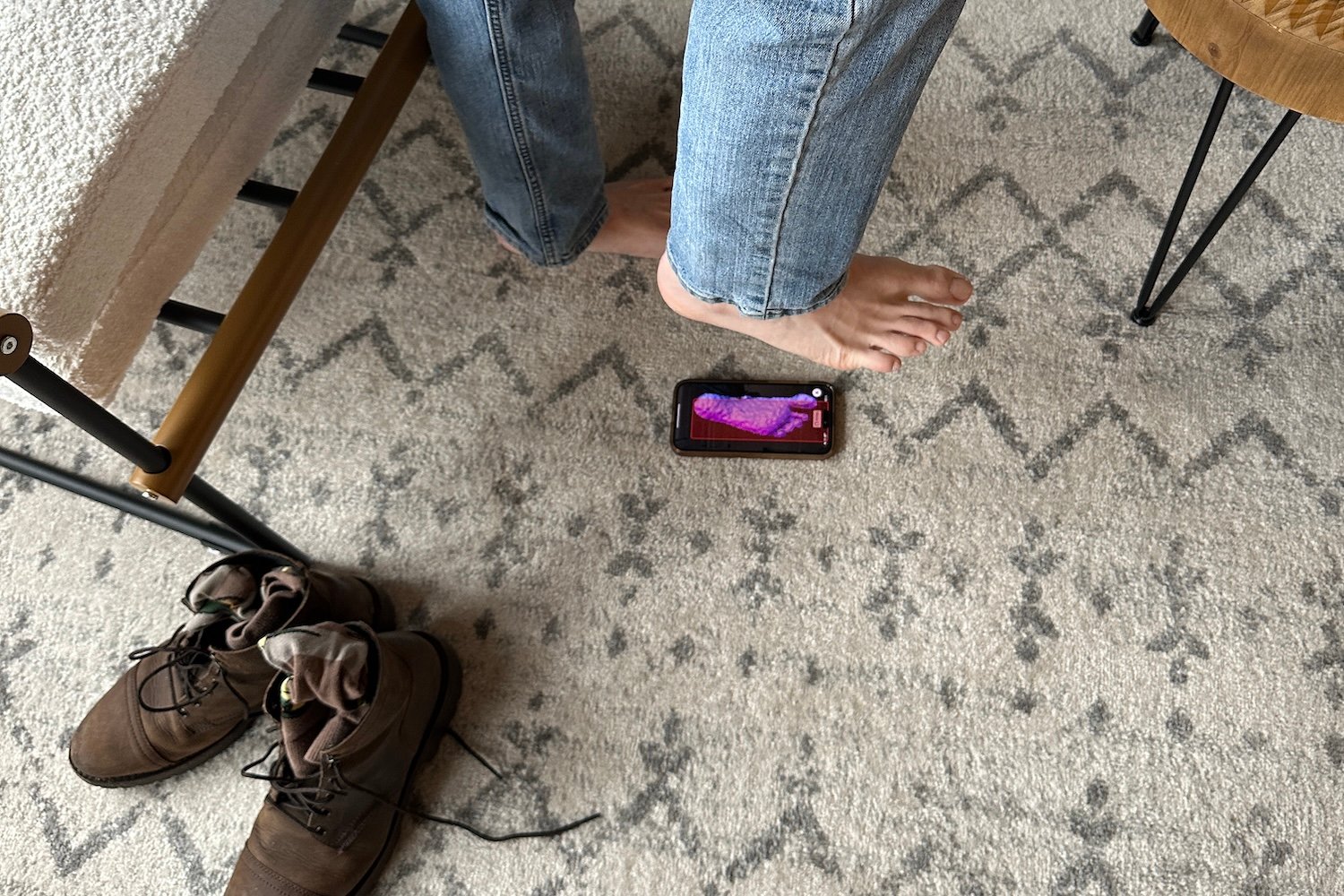 Groov tabanca ayak taraması