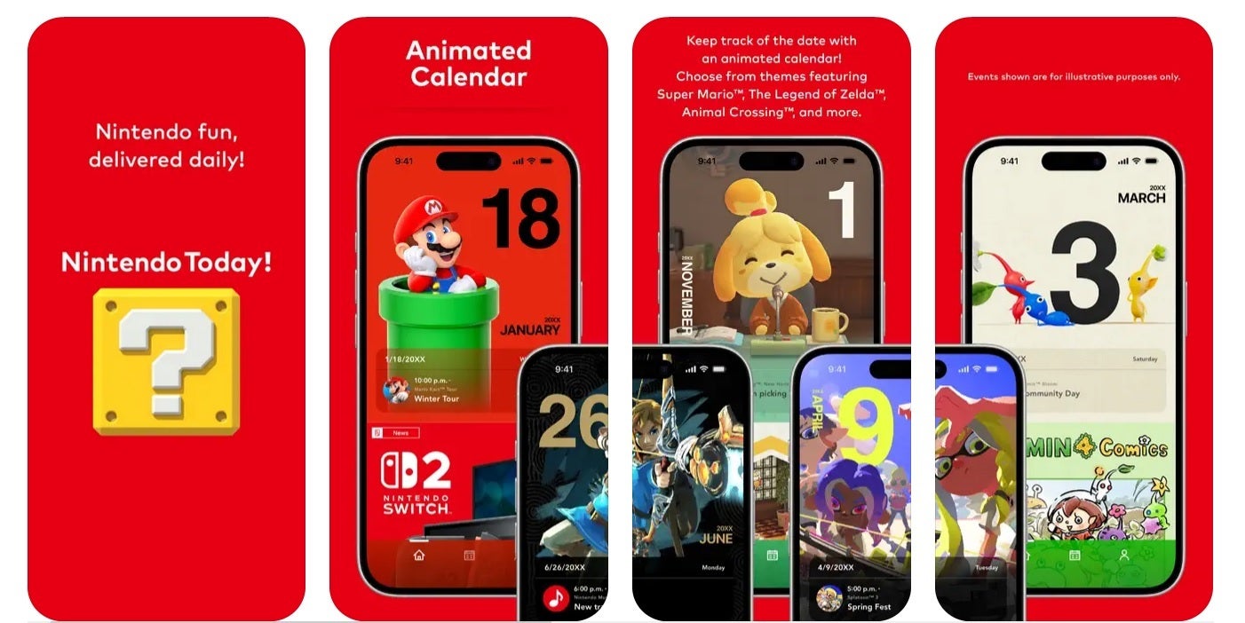 Bugün Nintendo! Haber uygulaması şimdi iOS ve Android cihazlar için kullanılabilir. | Resim Kredisi - Hayranlar şimdi iOS ve Android için mevcut yeni Nintendo Today uygulamasını sevecek