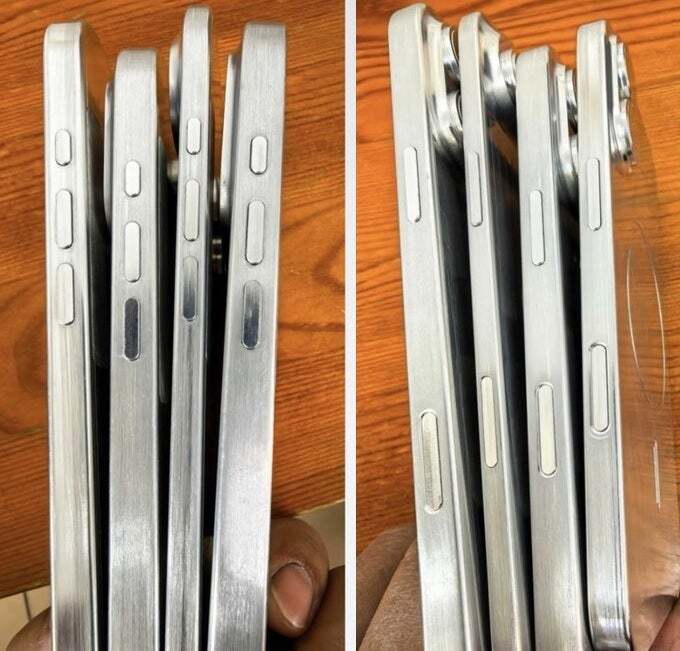 İPhone 17 Air, yaklaşan dizide en ince olmalıdır. | Resim Kredisi - Sonny Dickson - Henüz Portless Iphone 17 Air için kabloyu kesmeye hazır değilim
