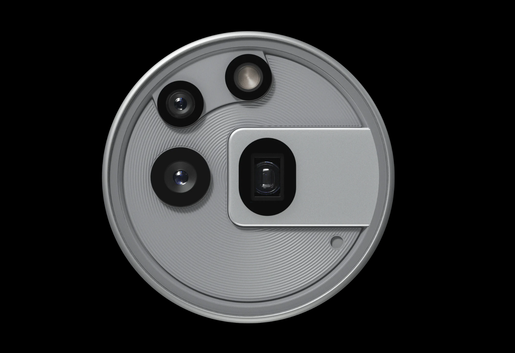 Arkada iki 50 MP kamera ve 8 MP ultra genişliğinde bir kamera bulacaksınız. | Resim Kredisi - Hiçbir Şey - Hiçbir Şey Telefon (3A) Pro burada ve öne çıkmak istiyor