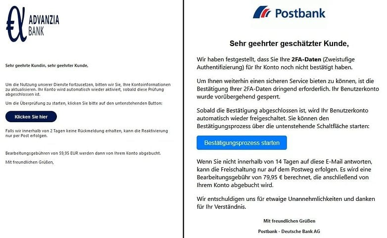 Kimlik avı e -postaları