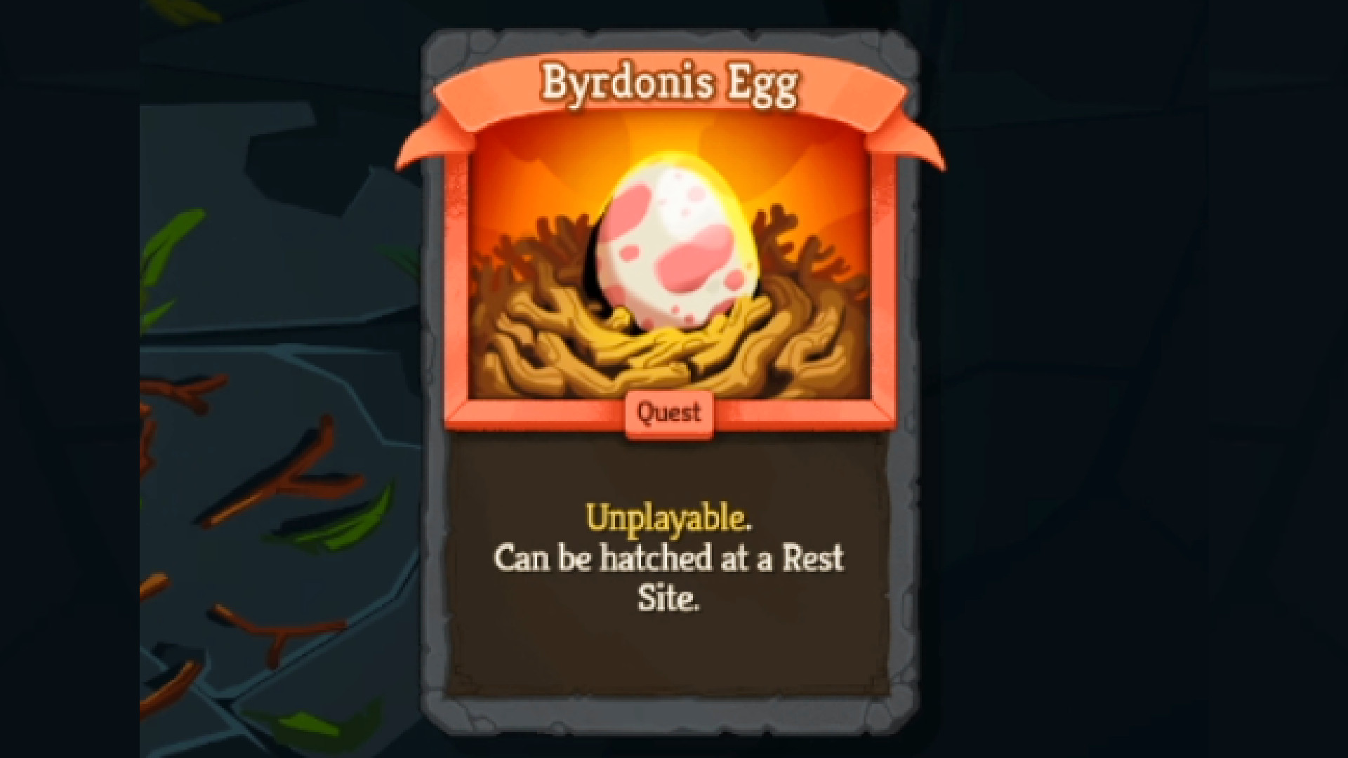 Slay the Spire 2 Quests - Yeni Görev Kartı 'Byrdonis Egg' "Oynanamaz" Ve "Bir dinlenme alanında yumurtadan çıkarılabilir."