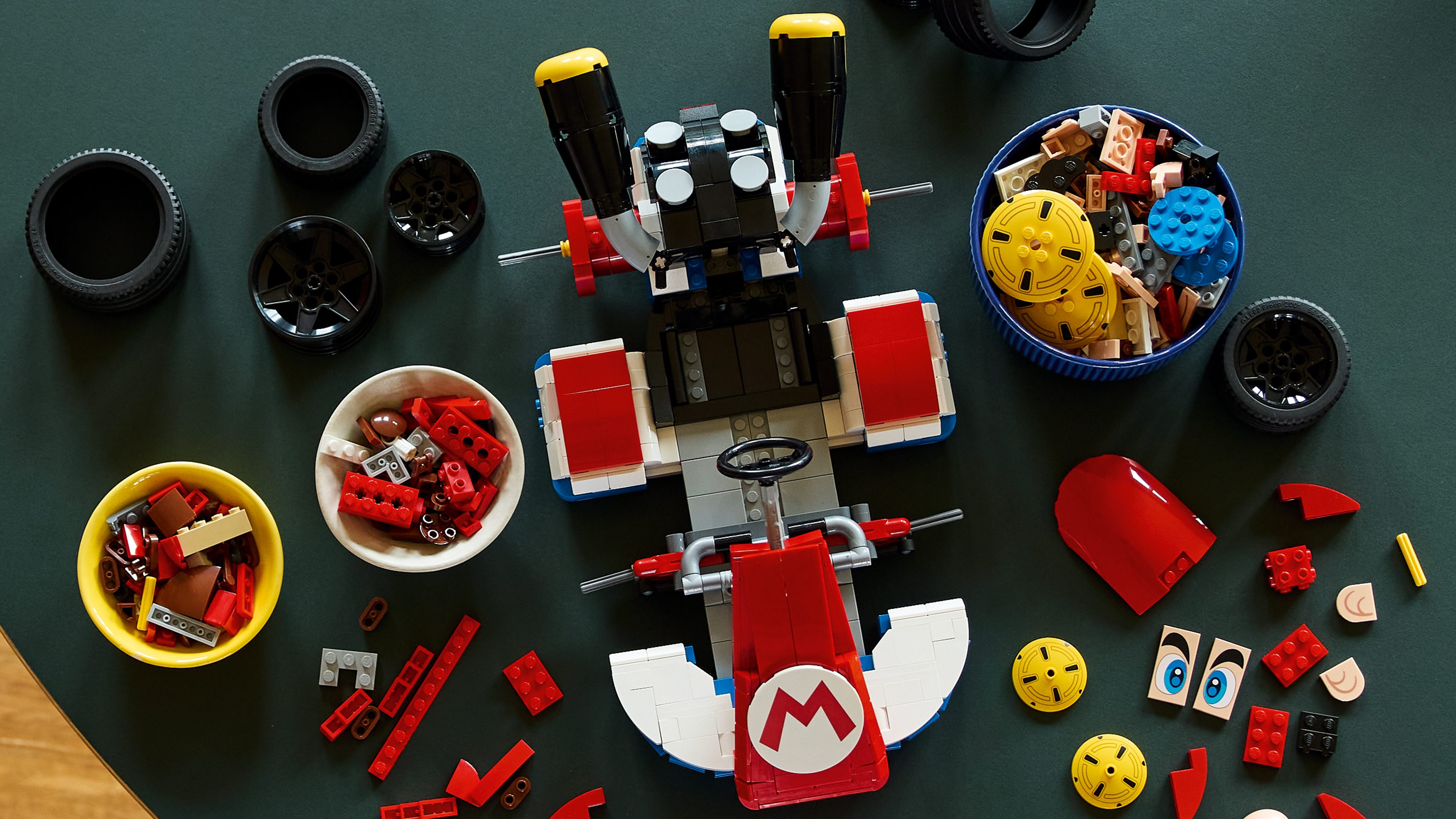 Lego Mario Kart - Mario & Standard Kart setini inşa etmek.