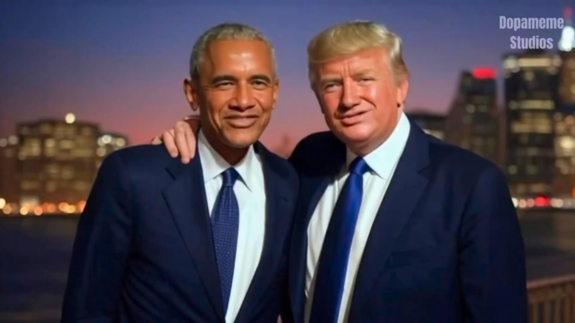 AI tarafından üretilen Barack Obama ve Donald Trump