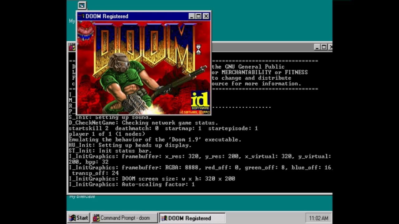 GameCube'de çalışan Windows NT 4.0'da Doom - YouTube