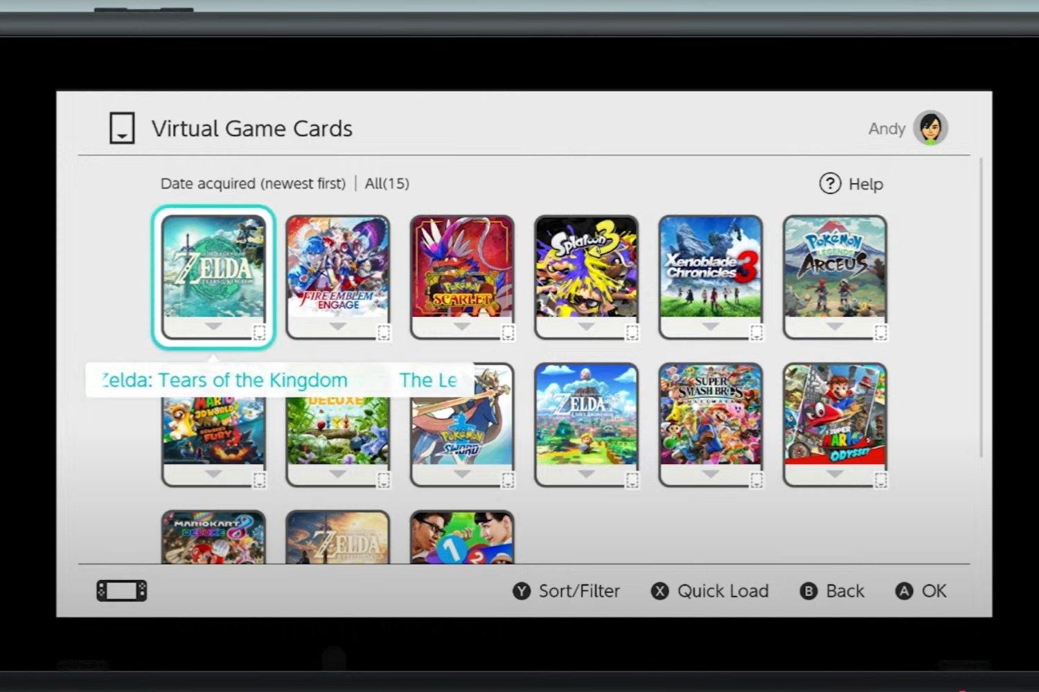 Nintendo Sanal Oyun Kartları 2