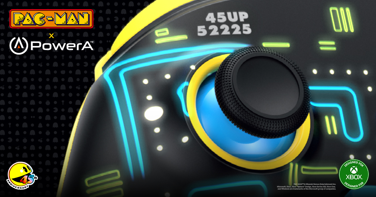 Powera x Pac-Man İşbirliği Teaser Image.