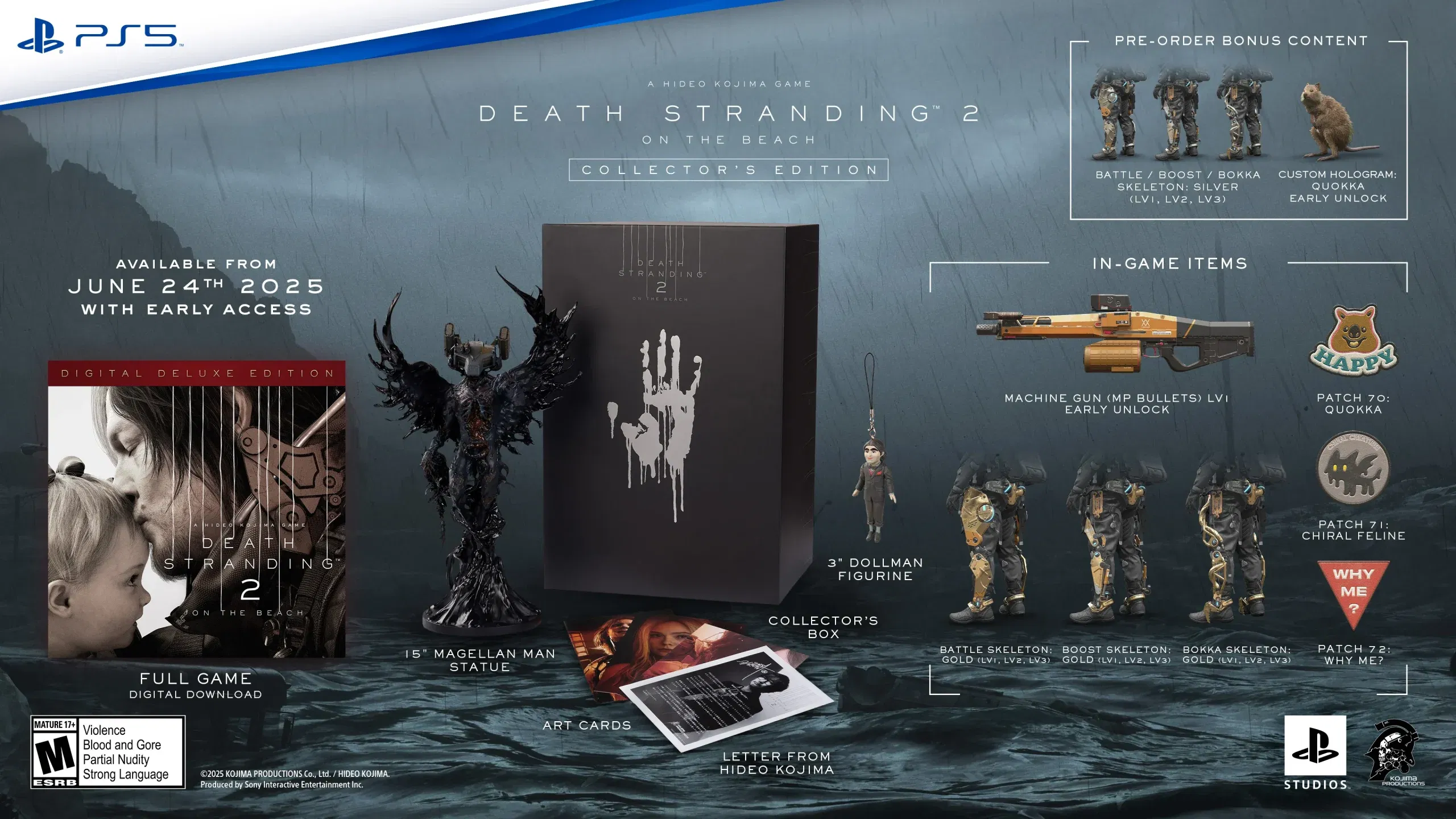 Death Stranding 2 - On The Beach Collectors Edition - The OuterHaven Death Stranding 2 - On the Beach Collectors Edition