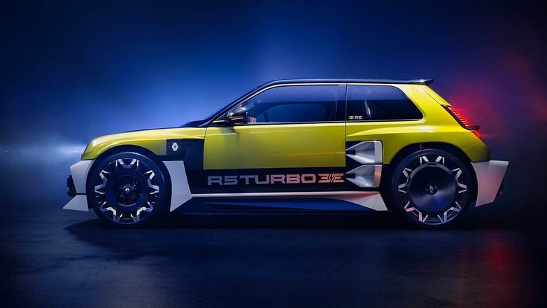 Renault 5 Turbo 3e Yandan görünümde. Renault 5 Turbo 3e Yandan görünümde.