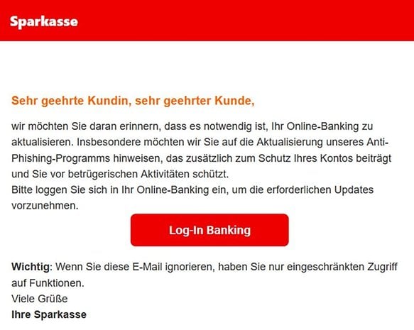 Kimlik avı e -postası