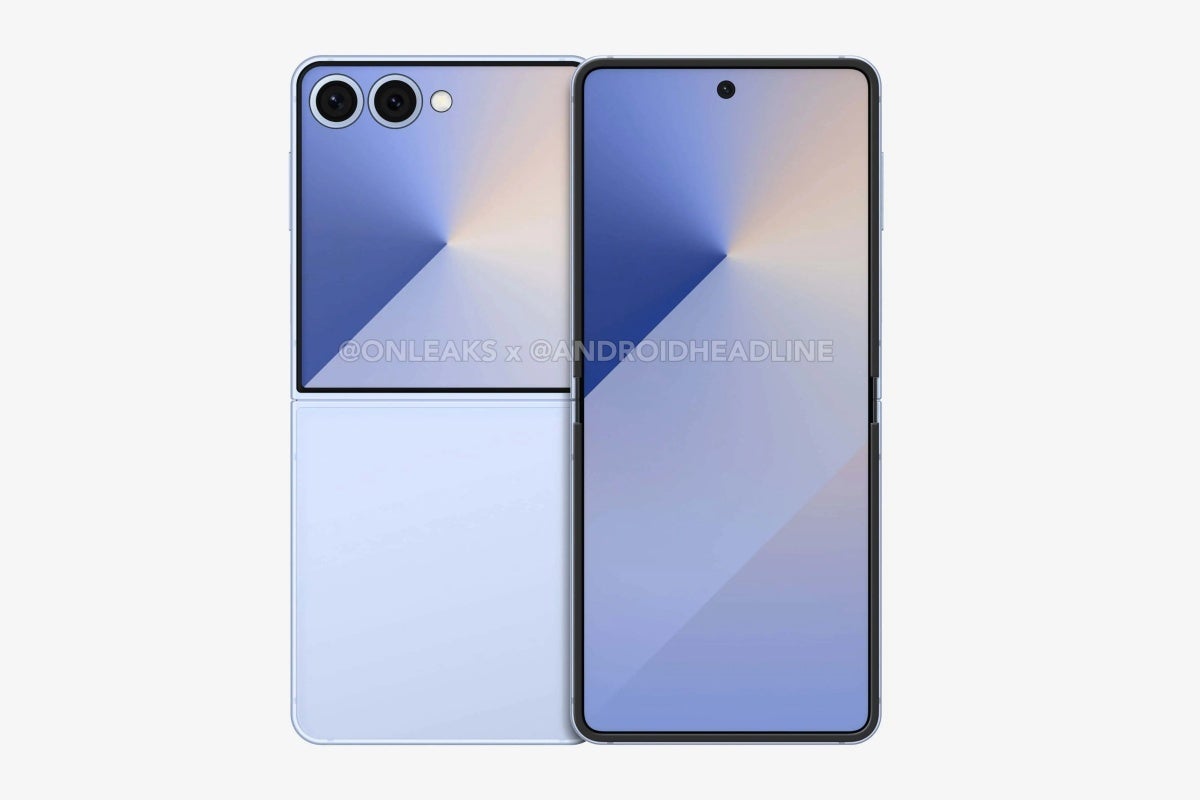 Sızan Samsung Galaxy Z Flip 7 render