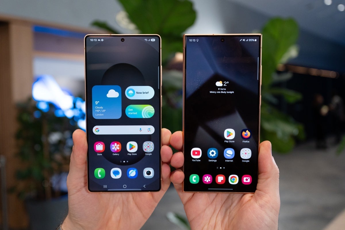 Samsung Galaxy S25 Ultra ve Galaxy S24 Ultra