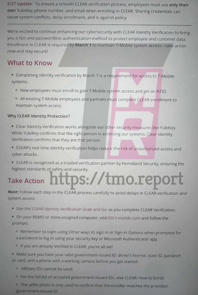 T-Mobile çalışanları, taşıyıcıdan sonra panik iç güvenlik özelliğini zorluyor