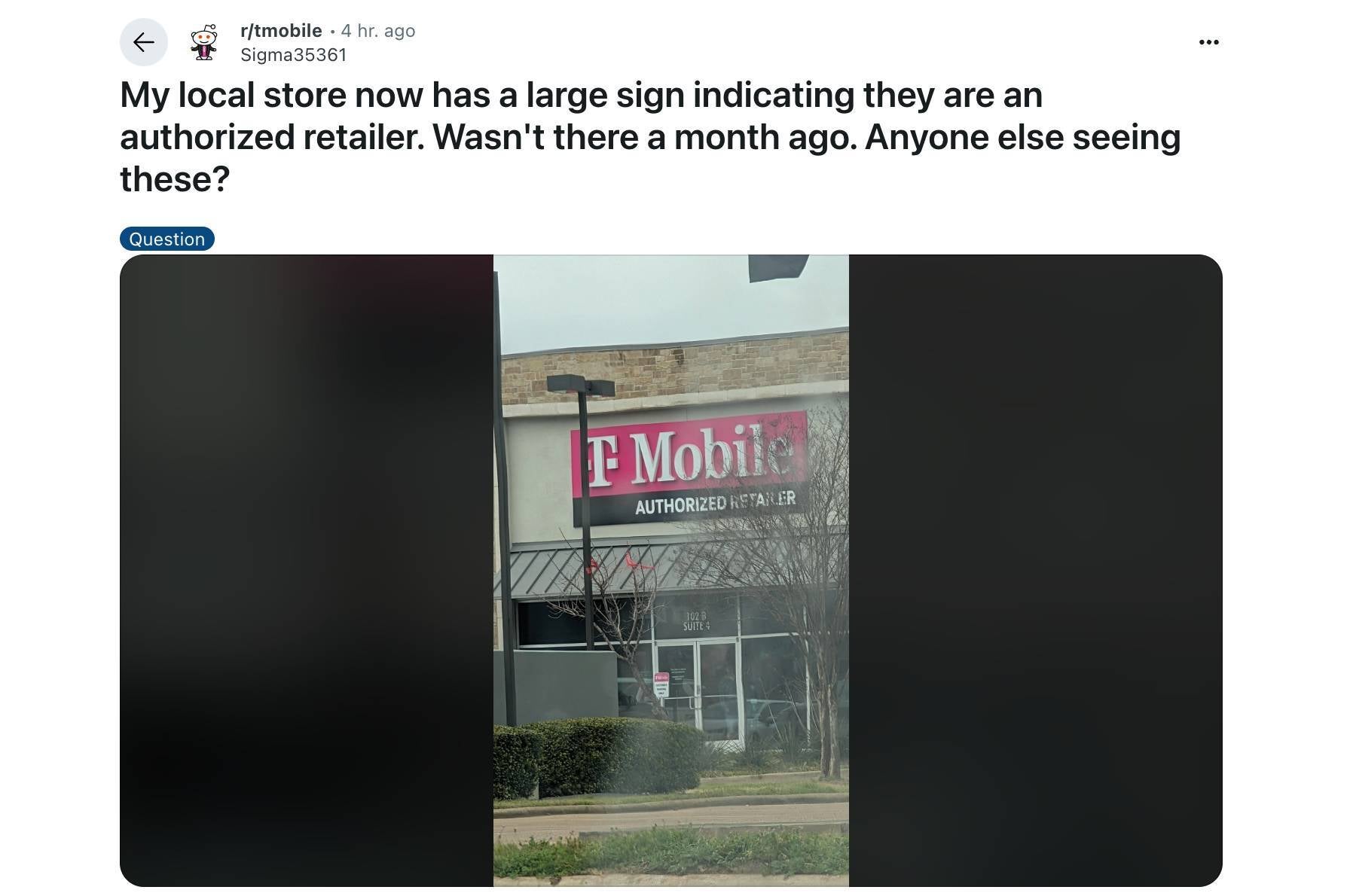 T-Mobile müşterilerinin bir konumun şirkete ait olup olmadığını söylemesi artık daha kolay olacaktır. | Image Kredisi - Reddit Kullanıcı & NBSP; Sigma35361 - T -Mobile akıllıca yıkıyor Müşterilere karşı suistimal için sorumluluk
