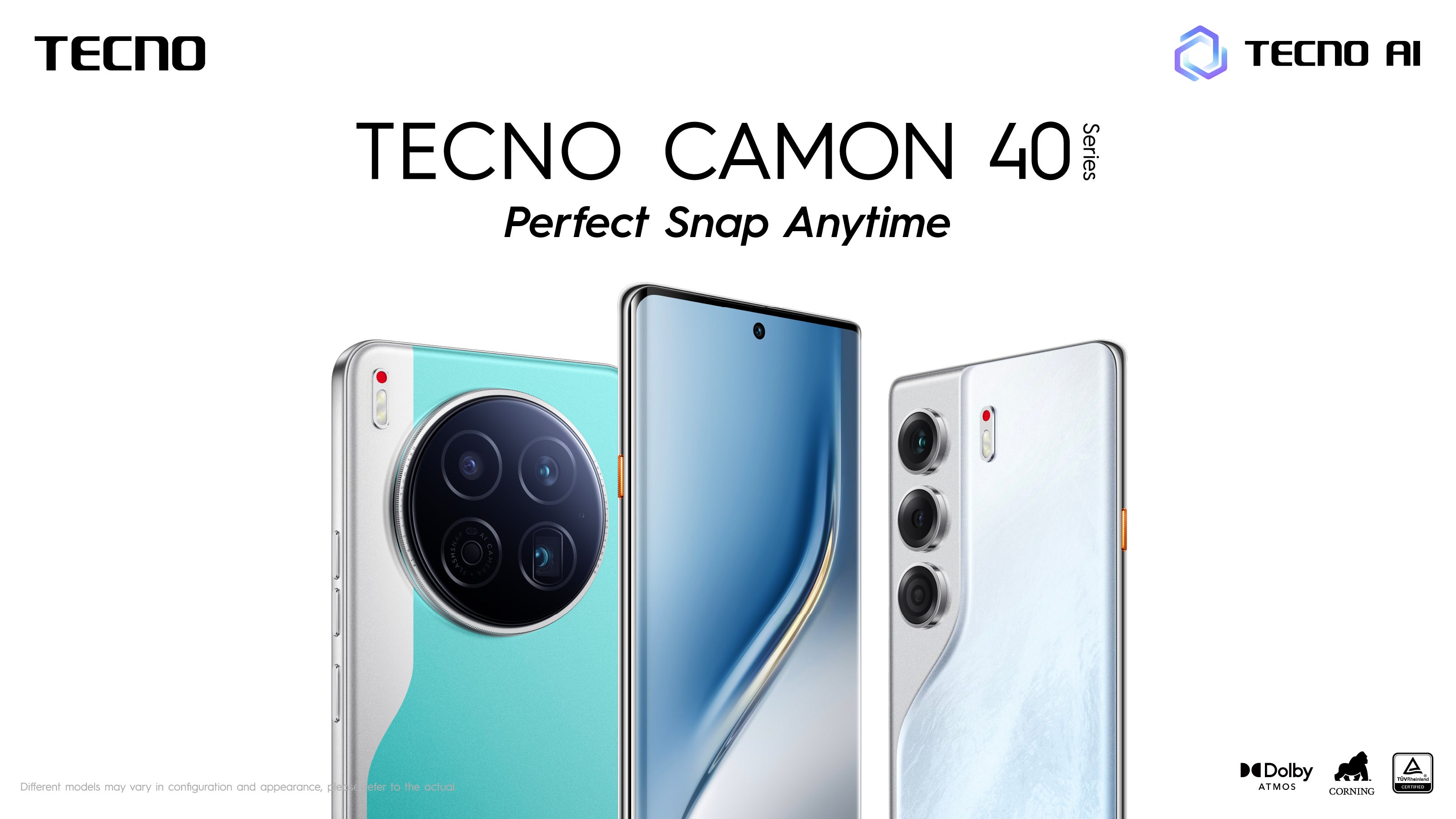 Tecno Camon 40. Resim Kredisi - Tecno - Tecno Camon 40'ı ortaya çıkarır ve MWC 2025'te üç katlı bir prototip gösterir