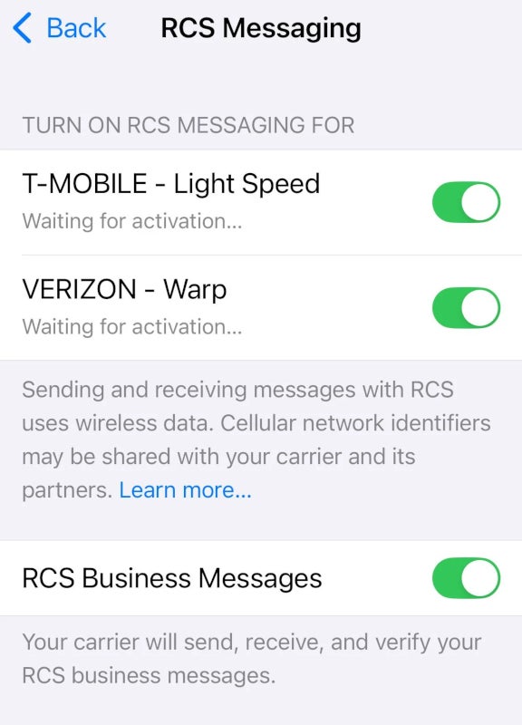 Tüm T-Mobile'ın MVNO'ları artık iPhone RCS'yi destekliyor, ancak güzel bir baskı ile