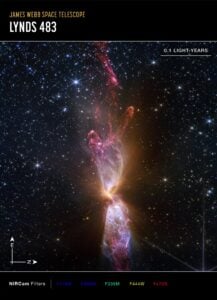 Lynds 483 (Nircam Compass Image)