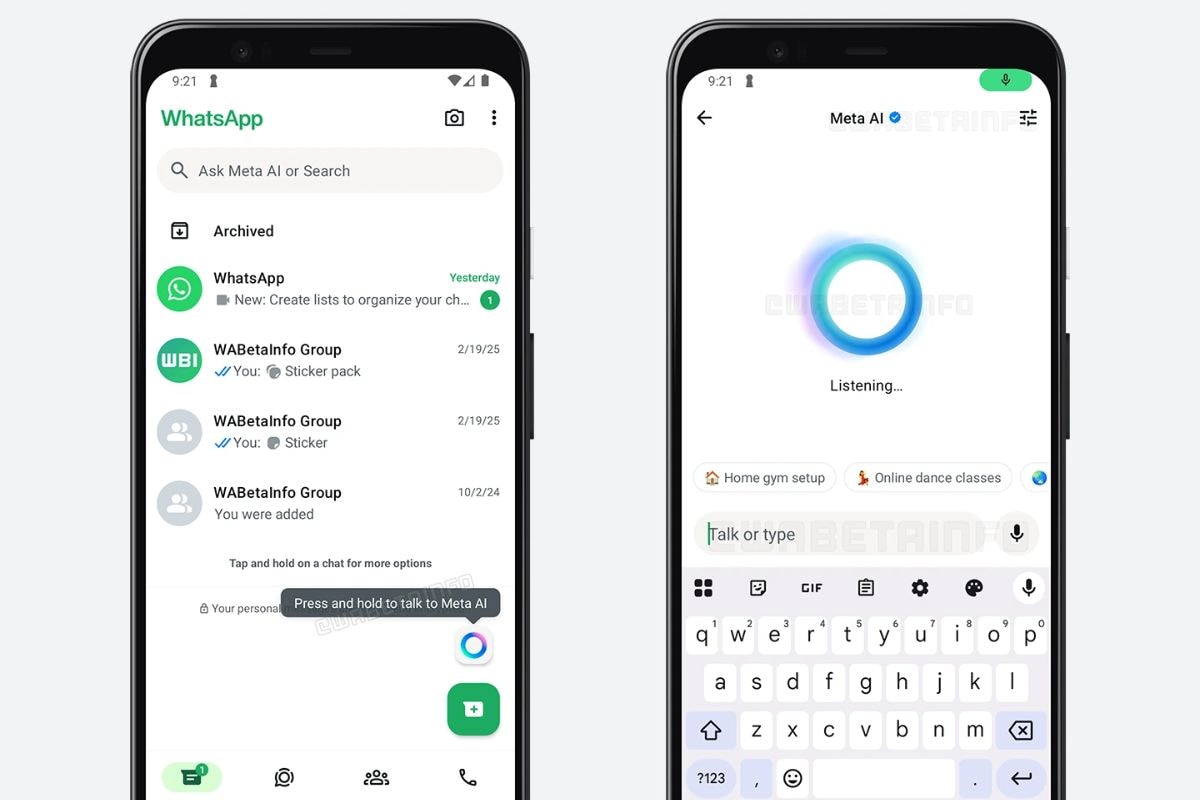 meta ai yeniden tasarım wabetainfo meta ai yeniden tasarlanmış arayüz