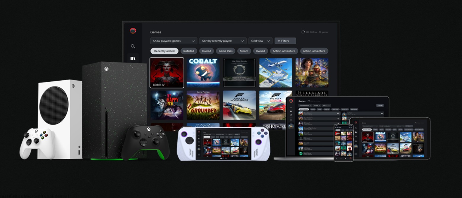 Microsoft Xbox Uygulama Güncellemesi Mock Up