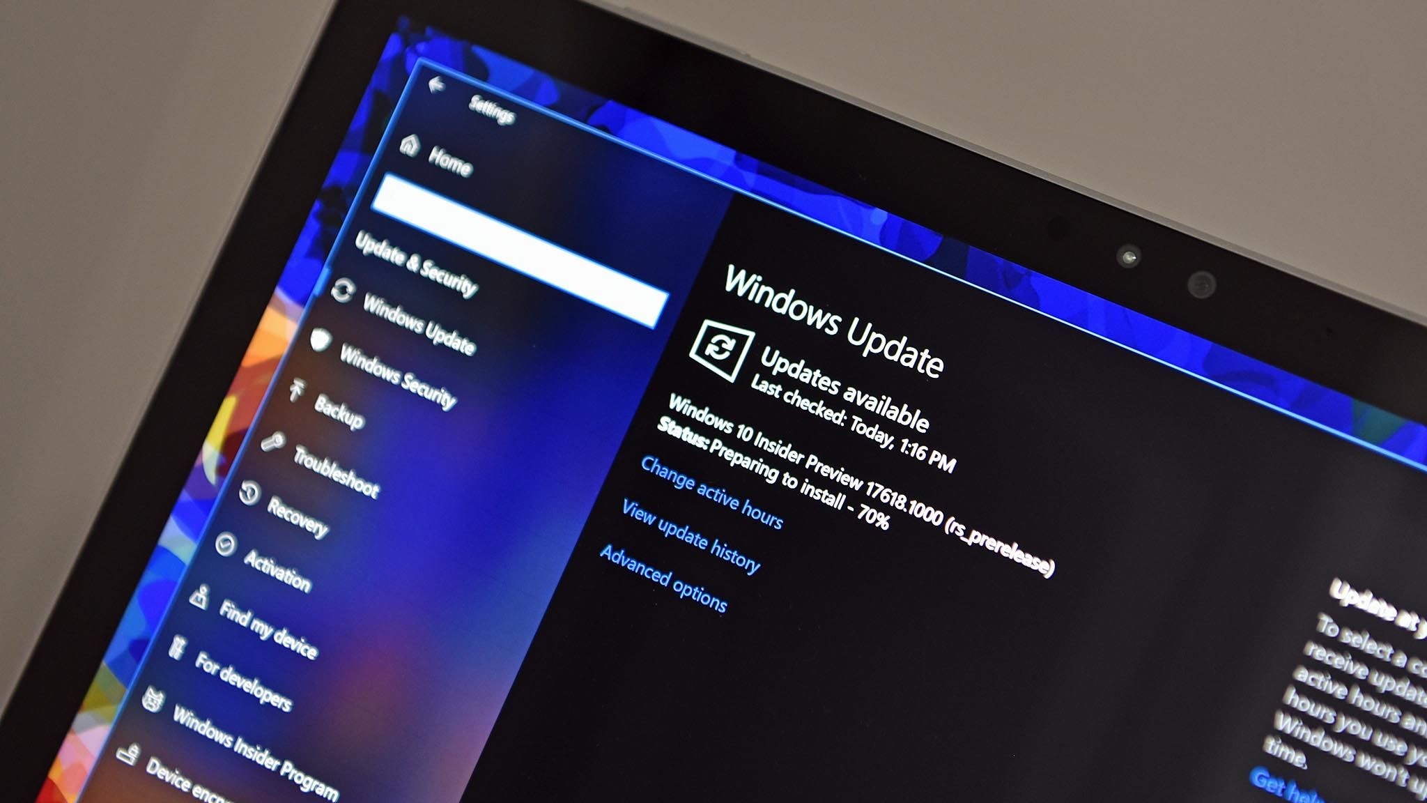 Ayarlar uygulamasında Windows 11 Güncelleme sayfası