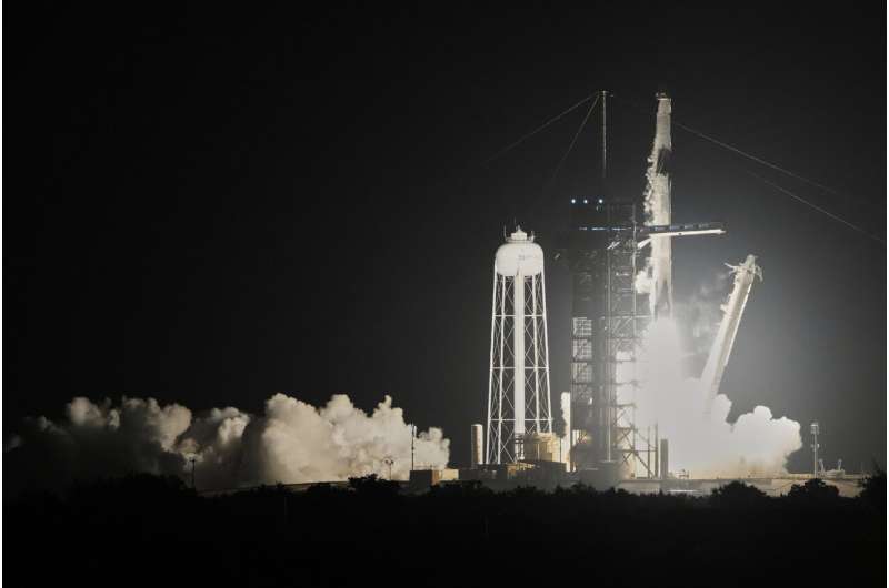 31 Mart 2025 Pazartesi, Cape Canaveral, Fla. Bitcoin Yatırımcısı, Ultimate Polar Macerası için tüm SpaceX uçuşunu satın alıyor