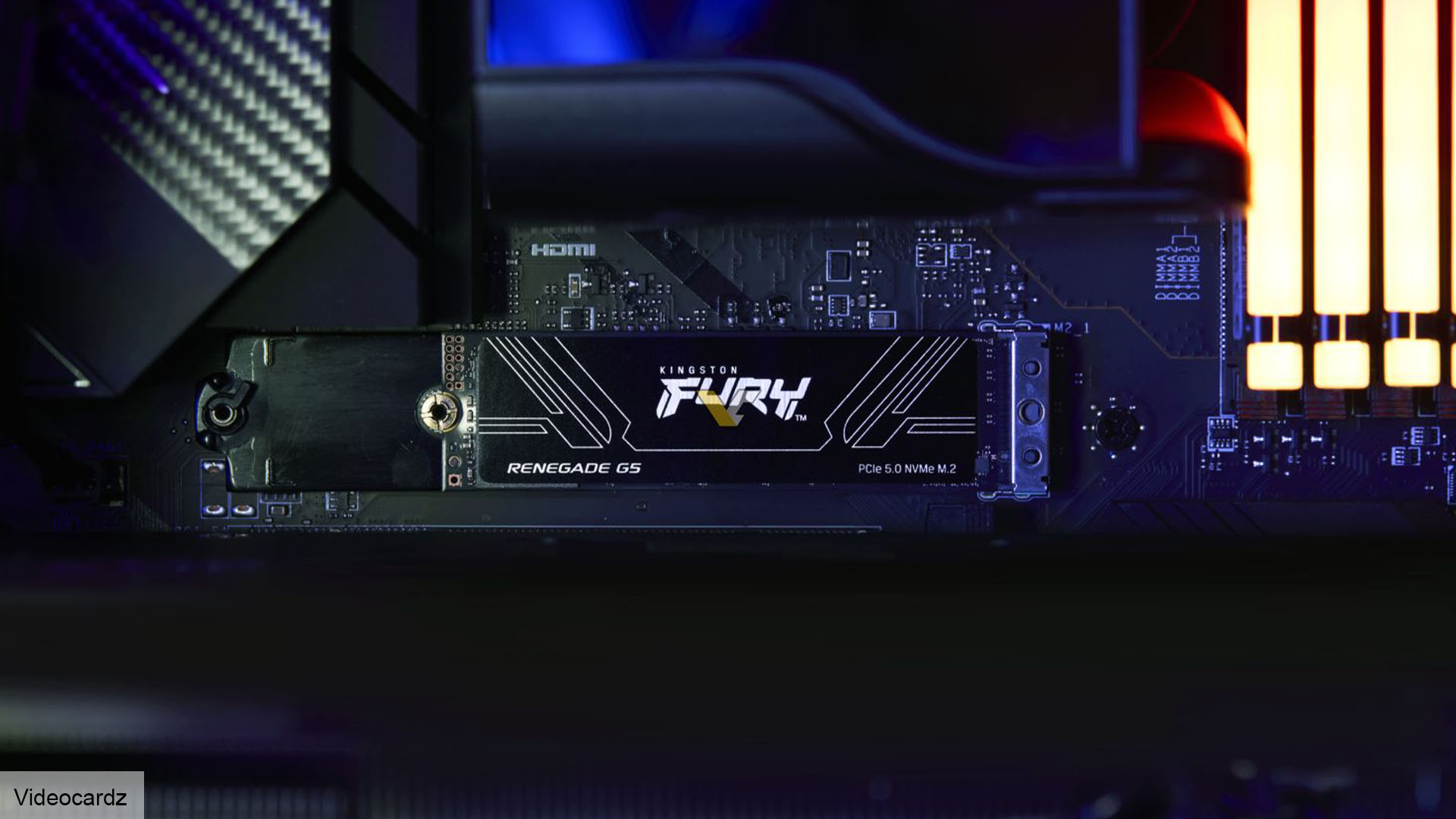 Kingston-Fure-Renegade-G5-Motherboard Leak VideoCardz'dan anakart sızıntısında Kingston Fury Renegade G5 SSD.