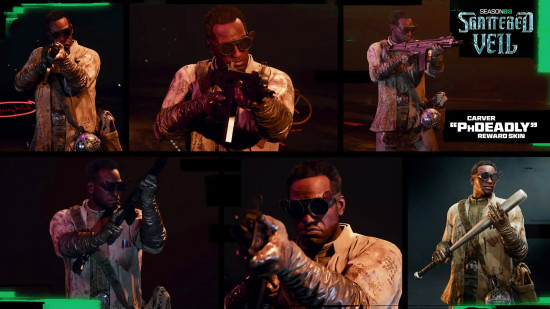 Black Ops 6 Paramparça Ana Görev Ödülleri: Carver Bej ve Kremalı Kıyafet Giyerek Ayarlanabilir Goggles