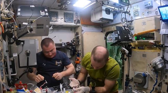 Rus astronotlar ISS'de bir deney “nöroimmünit” yapıyor: Astronotların gelecekteki uzay misyonları için sağlığını nasıl etkilediğini öğrenmek için kanlarını donduruyorlar 