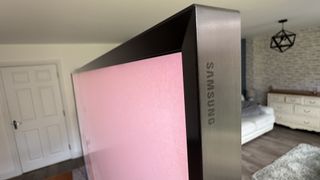 Samsung QN900F detail shot of TV frame