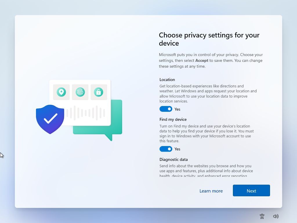 Windows 11 Oobe Gizlilik Ayarları