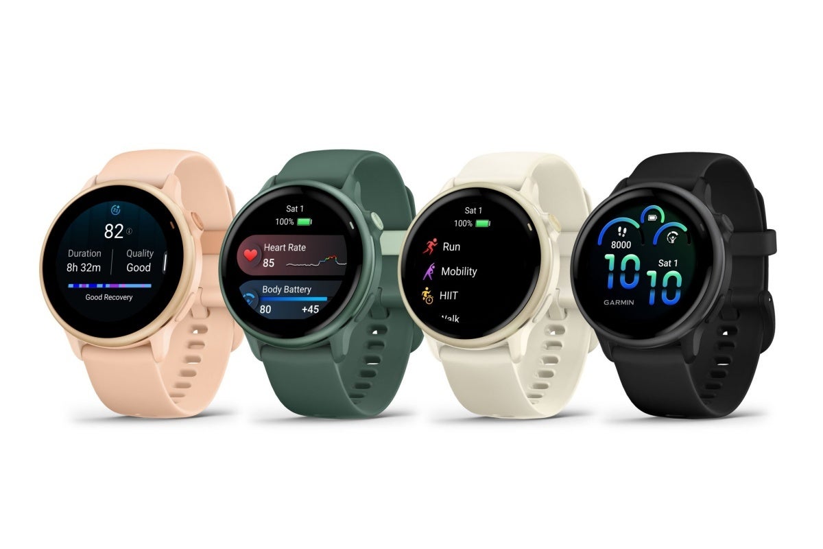 Vivoaktif 6 dört renkte mevcut olacak, ancak sadece bir boyutta. | Resim Kredisi - Garmin - Garmin Vivoaktif 6, rafine bir tasarım, genişletilmiş koşu araçları ve daha fazlası ile burada