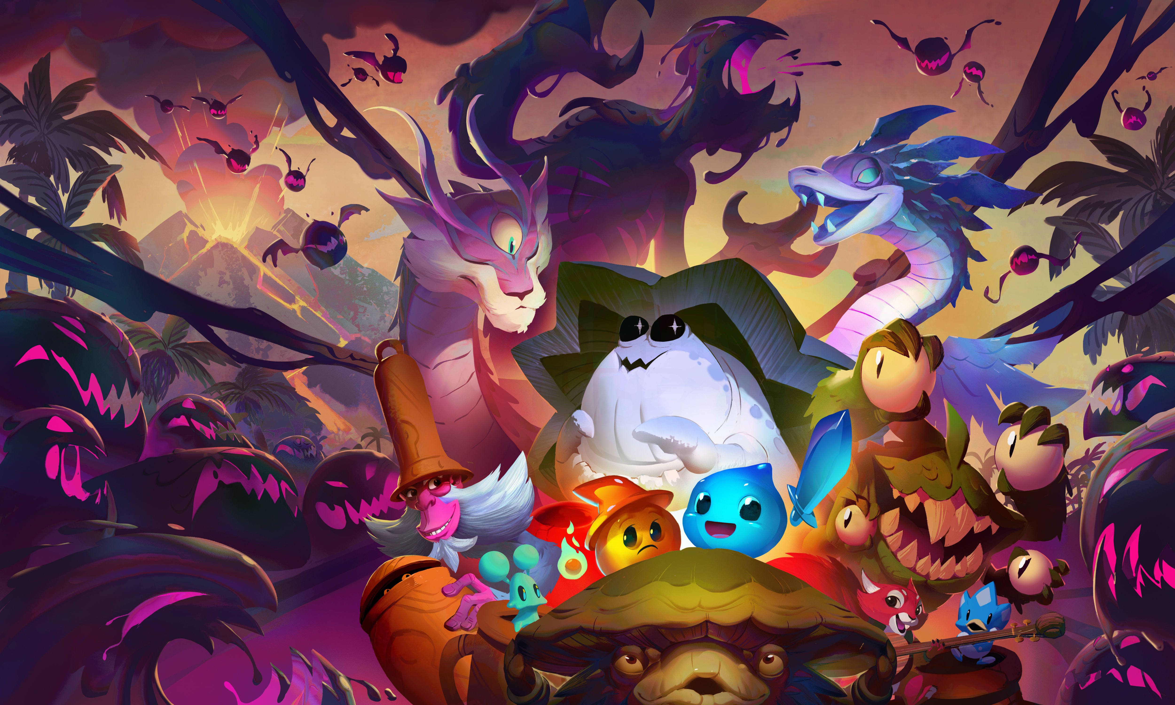 Slime Heroes, Gözleme Oyunları ve Whitethorn Games'ten bir Soulslite aksiyon-macerasıdır.