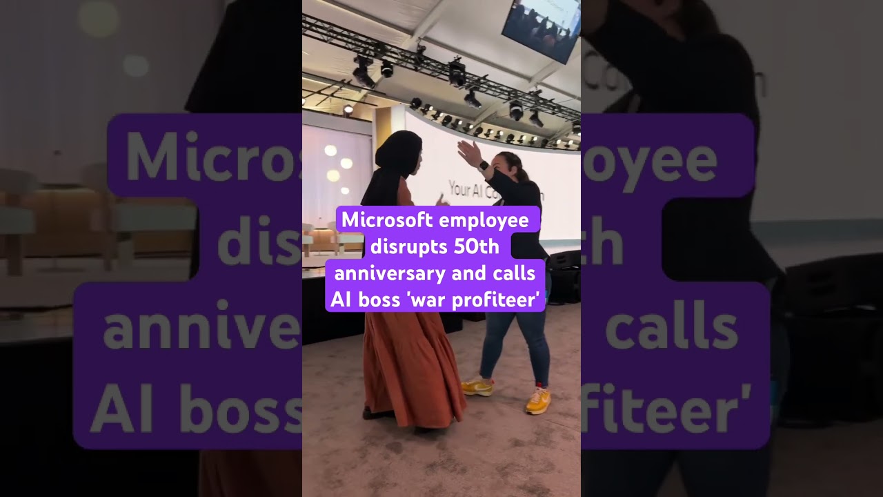 Microsoft çalışanı 50. yıldönümünü bozar ve AI Boss'u 'Savaş Kavranı' olarak adlandırır - YouTube
