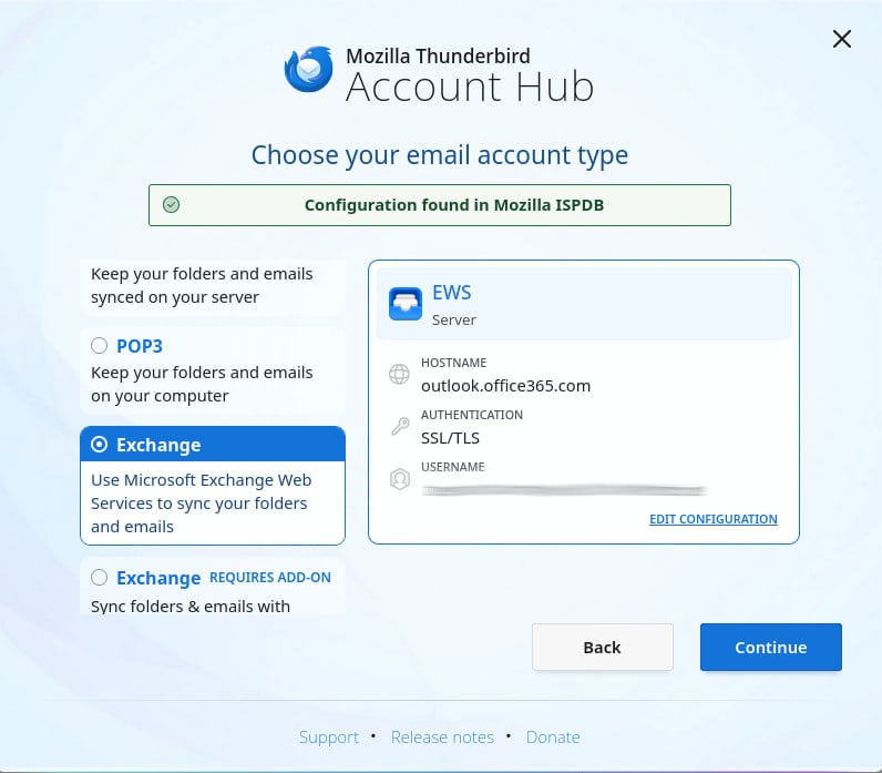 Thunderbird'da Exchange Hesabı Kurma