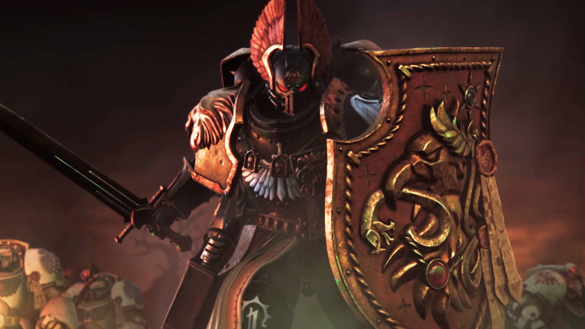dark angels primarch lion el'jonson in warhammer 40k dawn of war 4.