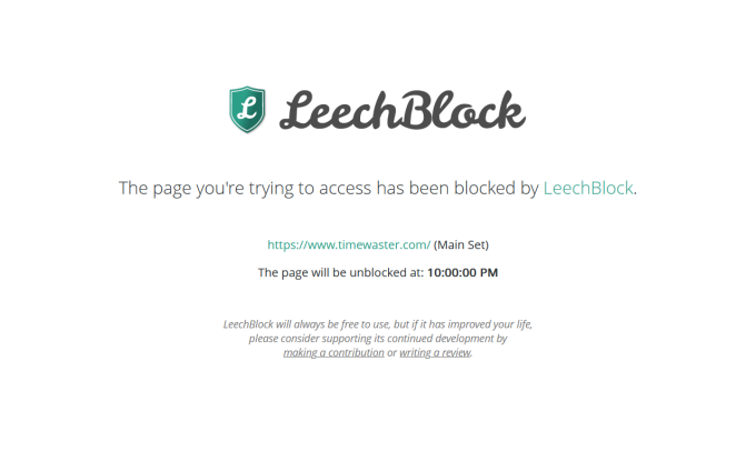 LeechBlock