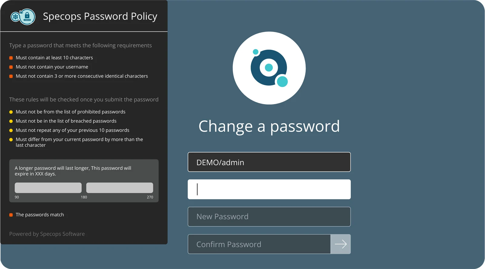 Specops Password Policy, 4 milyondan fazla benzersiz ele geçirilmiş şifreyi engeller.