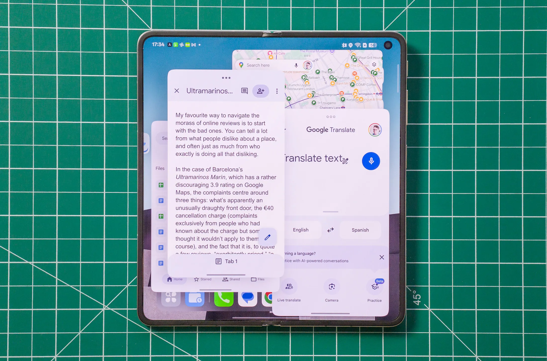 Oppo Find N6'nın yeni UI'sını gösteren bir görüntü
