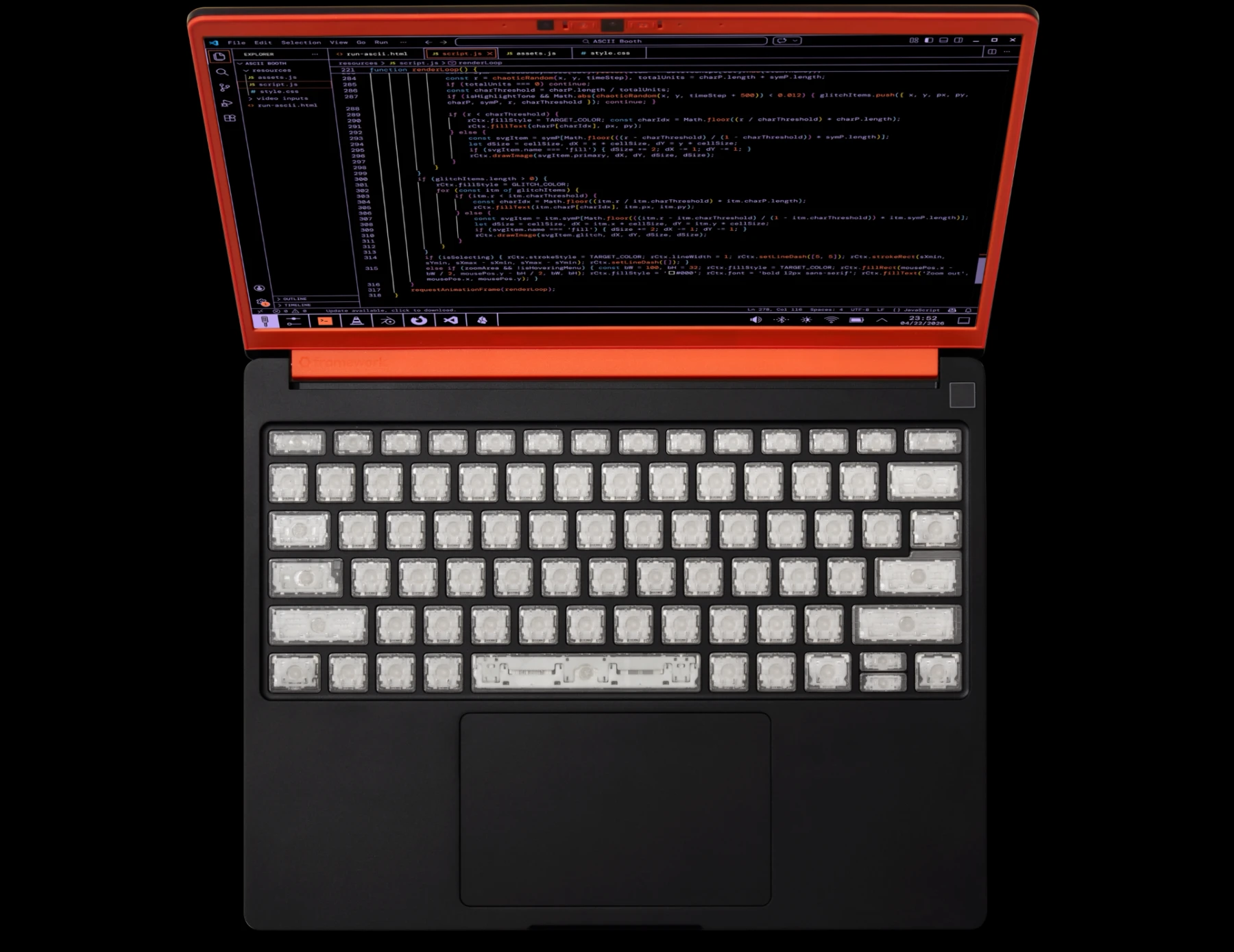 Framework Laptop 13 Pro için bazı özelleştirme seçenekleri.