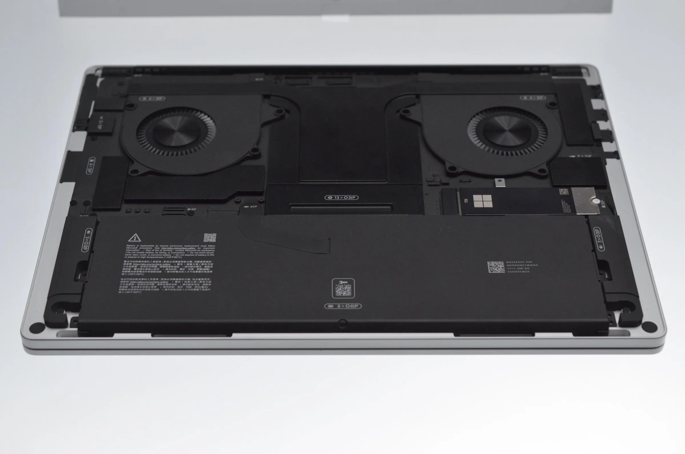 The inside of the Surface Laptop Ultra is like a work of art.
