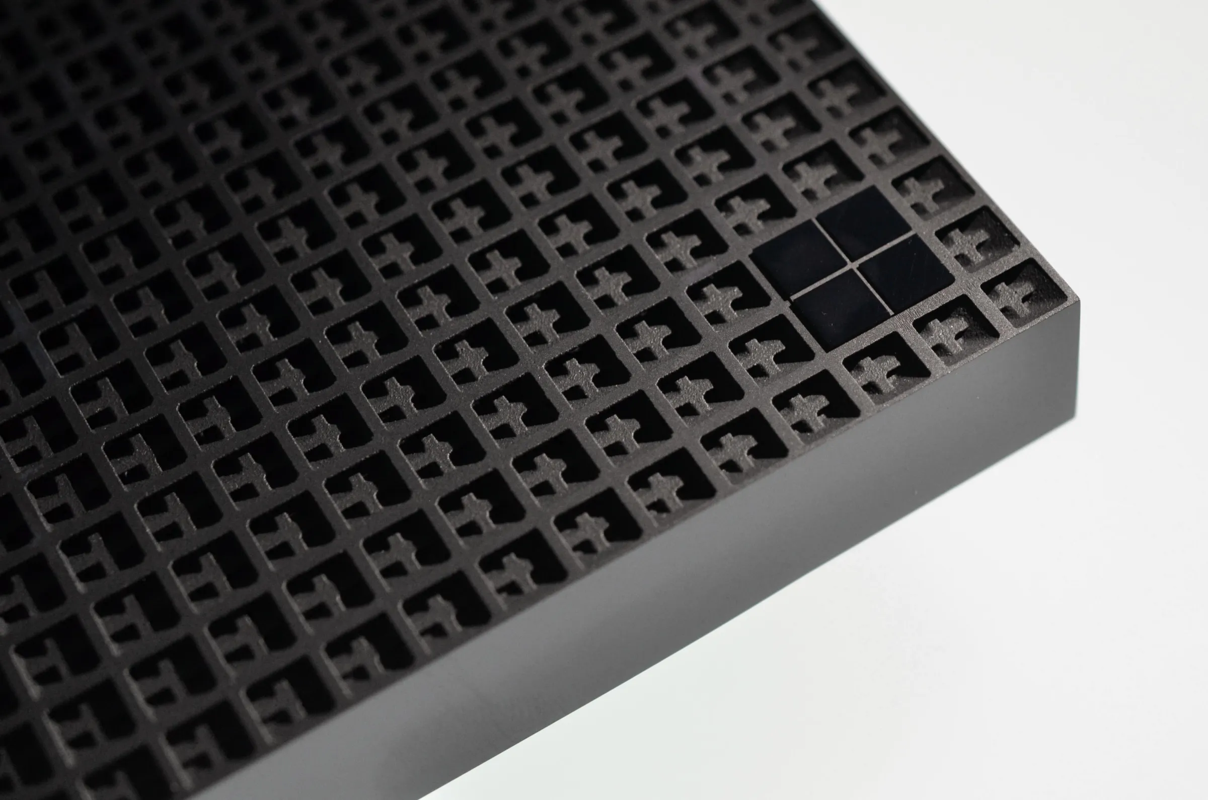 A closer look at the 1,000 air vents.